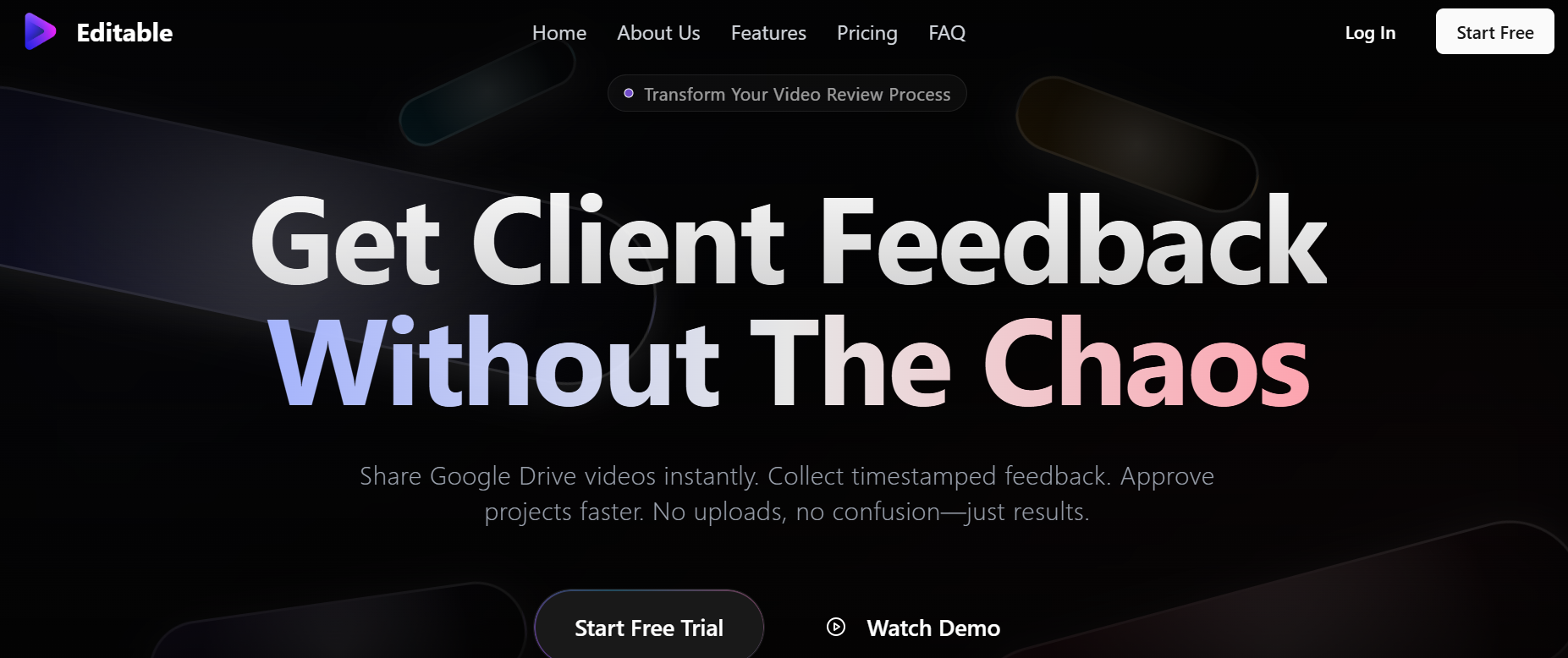 Editable - פלטפורמת משוב לעורכי וידאו