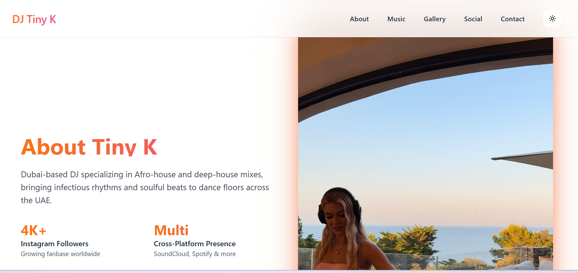 Tiny K - אתר DJ מקצועי